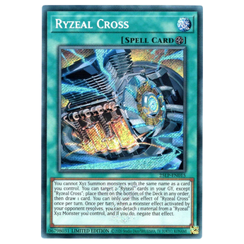 Ryzeal Cross 25LP - EN015 Emblazoned Secret Rare