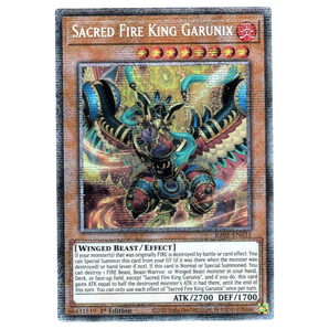 Sacred Fire King Garunix RA05 - EN031 Starlight Rare