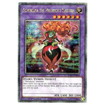 Schuberta the Melodious Maestra RA03 - EN034 Quarter Century Secret Rare