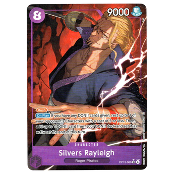 Silvers Rayleigh (Alternate Art) OP13 - 066 SR☆