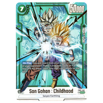 Son Gohan : Childhood (Alternate Art) FB01 - 140 SCR☆