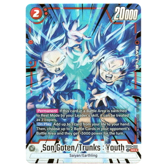 Son Goten/Trunks: Youth (Alternate Art) FB08 - 009 SR☆