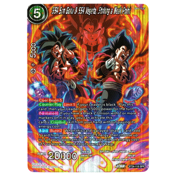 SS4 Son Goku & Vegeta, Striking a Weak Point BT24 - 118 SPR