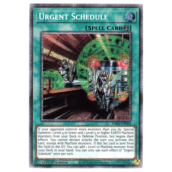 Urgent Schedule RA05 - EN064 Starlight Rare