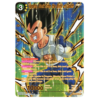 Vegeta, Back From the Brink of Death BT29 - 065 SPR