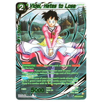 Videl, Hates to Lose BT30 - 054 SPR