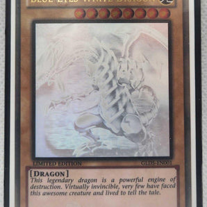 Yu-Gi-Oh! TCG Blue-Eyes White Dragon GLD5-EN001 Gold Series Haunted Mine Single