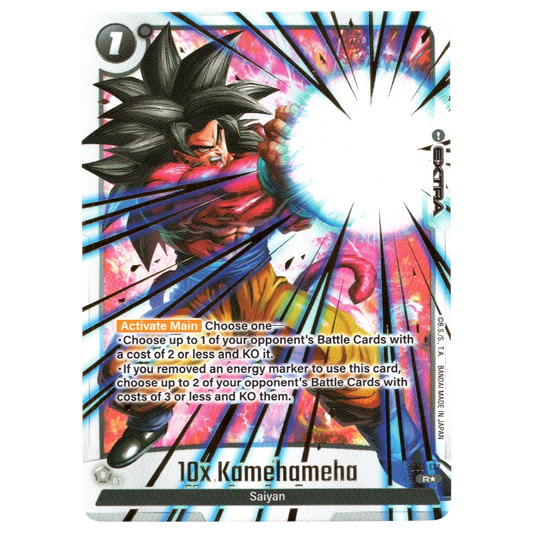 10x Kamehameha (Alternate Art) FB03-137 R☆ Trading Card Bandai
