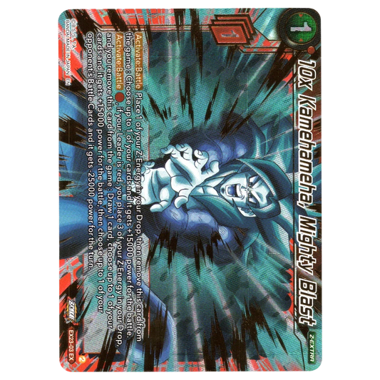 10x Kamehameha, Mighty Blast (Gold) EX23-03 EX Trading Card Bandai