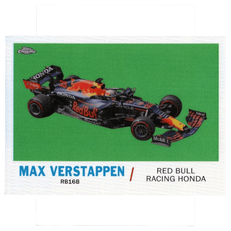 2021 F1 Topps Chrome Max Verstappen #T61-MV 1961 Topps Sports Cars Trading Card Topps