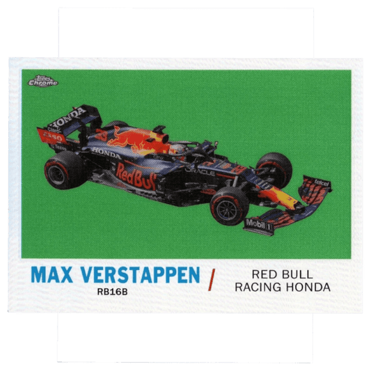 2021 F1 Topps Chrome Max Verstappen #T61-MV 1961 Topps Sports Cars Trading Card Topps
