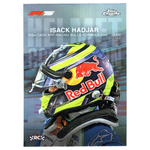 2025 F1 Topps Chrome Isack Hadjar HC - 5 Helmet Collection