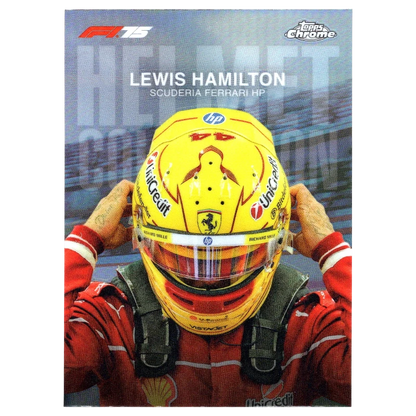 2025 F1 Topps Chrome Lewis Hamilton #HC-2 Helmet Collection Trading Card Topps