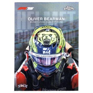 2025 F1 Topps Chrome Oliver Bearman HC - 8 Helmet Collection
