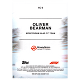 2025 F1 Topps Chrome Oliver Bearman HC - 8 Helmet Collection