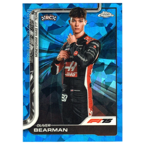 2025 F1 Topps Chrome Sapphire Oliver Bearman 14