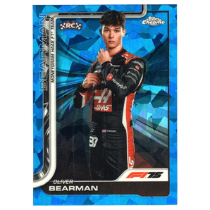 2025 F1 Topps Chrome Sapphire Oliver Bearman 14