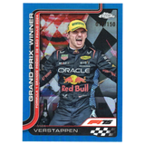 2025 Topps Chrome Formula 1 113 Max Verstappen Blue Refractor 17/150