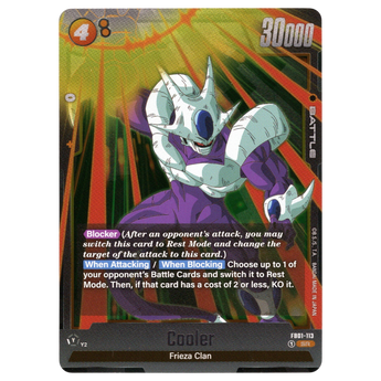 Cooler FB01-113 Super Rare Trading Card Bandai