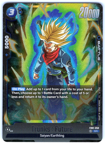 Trunks: Future FB01-050 Super Rare.