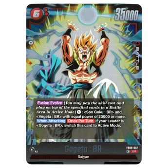 God Grade Gogeta: BR FB09-007 Super Rare.
