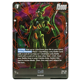 God Grade Cell FB10-108 Super Rare.