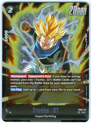 Trunks: GT FB04-114 Super Rare.