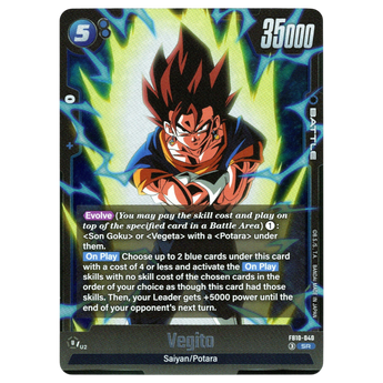God Grade Vegito FB10-040 Super Rare.