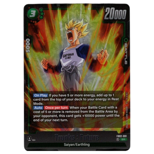 Trunks: Future FB02-091 Super Rare