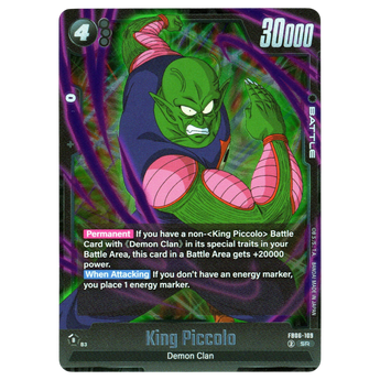 God Grade King Piccolo FB06-109 Super Rare.