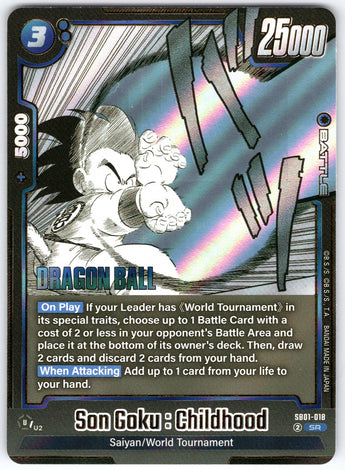 Son Goku: Childhood SB01-018 Super Rare.