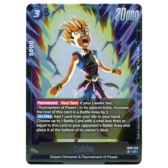 God Grade Cabba FB08-029 Super Rare.