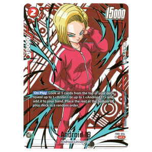 Android 18 (Alternate Art) FB01 - 014 UC☆