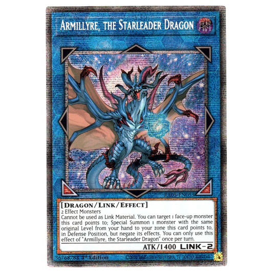 Armillyre, the Starleader Dragon RA05-EN055 Starlight Rare Trading Card Konami