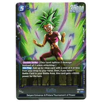 God Grade Kefla FB08-034 Super Rare.