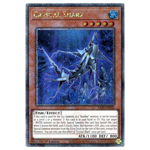 Crystal Shark RA03 - EN031 Quarter Century Secret Rare