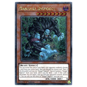 Danger! Bigfoot! RA03 - EN019 Quarter Century Secret Rare