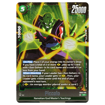 God Grade Piccolo FB10-070 Super Rare.
