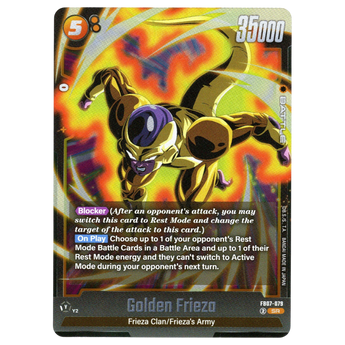 God Grade Golden Frieza FB07-079 Super Rare.