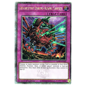 Destructive Daruma Karma Cannon RA04 - EN103 Quarter Century Secret Rare