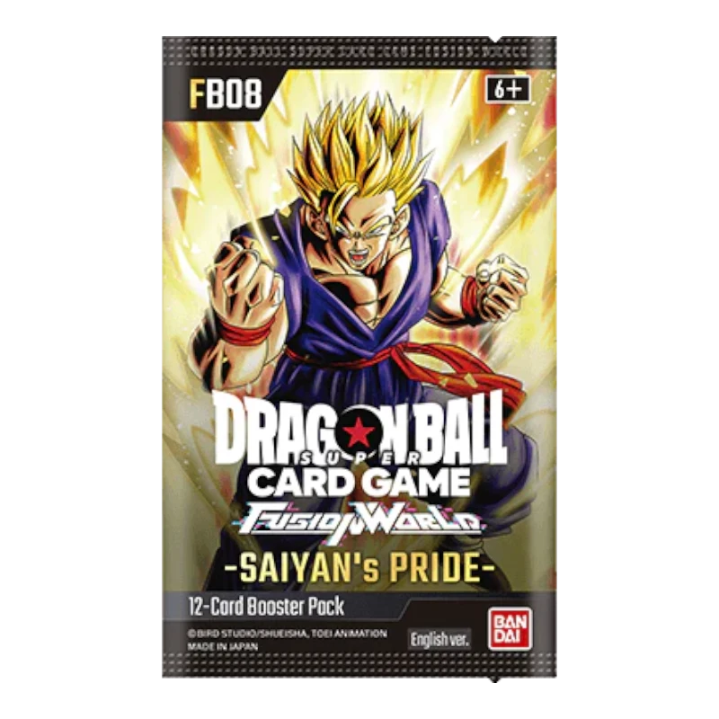 Dragon Ball Super Fusion World Saiyan’s Pride FB08 Booster Box Booster Box Bandai