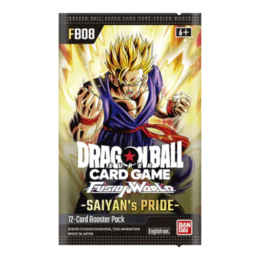 Dragon Ball Super Fusion World Saiyan’s Pride FB08 Booster Box Booster Box Bandai