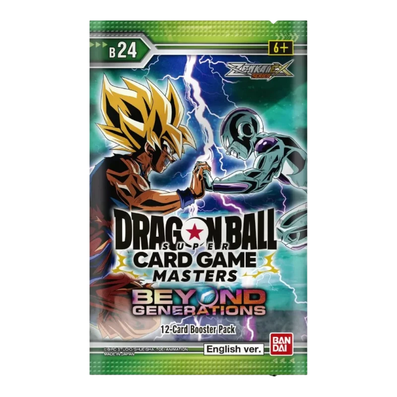 Dragon Ball Super Masters Beyond Generations B24 Booster Box Booster Box Bandai