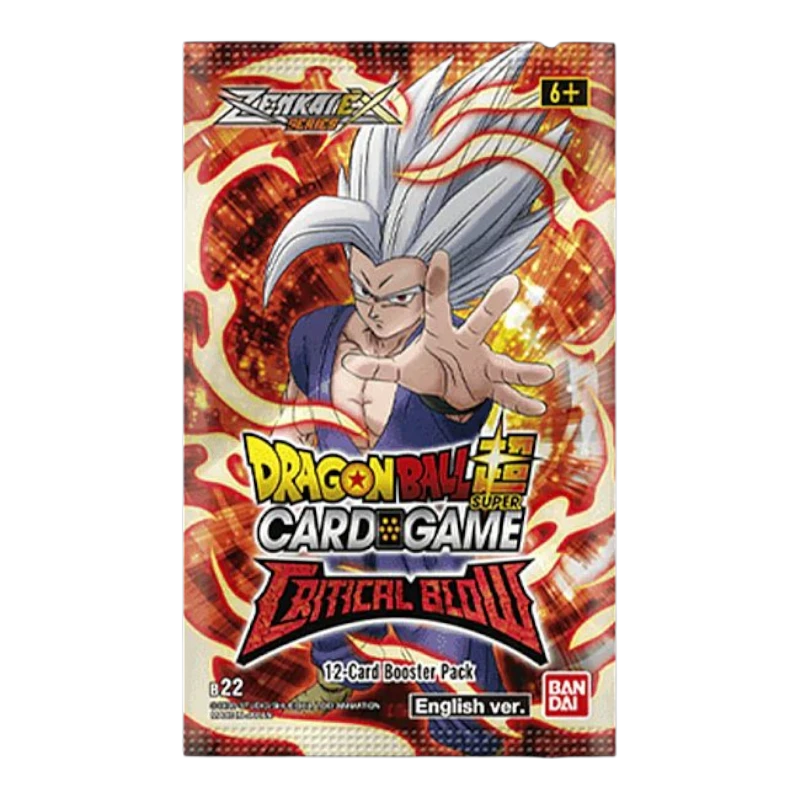 dragon ball z critical blow booster box Dragon Ball Super Masters Trading Card Game Critical Blow Premium Pack USA Gundam Store