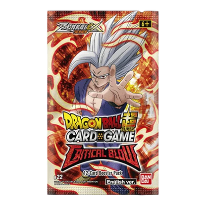 Dragon Ball Super Masters Critical Blow B22 Booster Box Booster Box Bandai