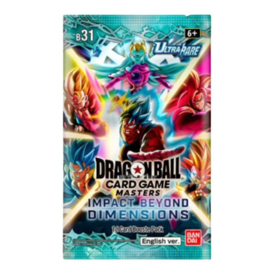 Dragon Ball Super Masters Impact Beyond Dimensions B31 Booster Box Booster Box Bandai