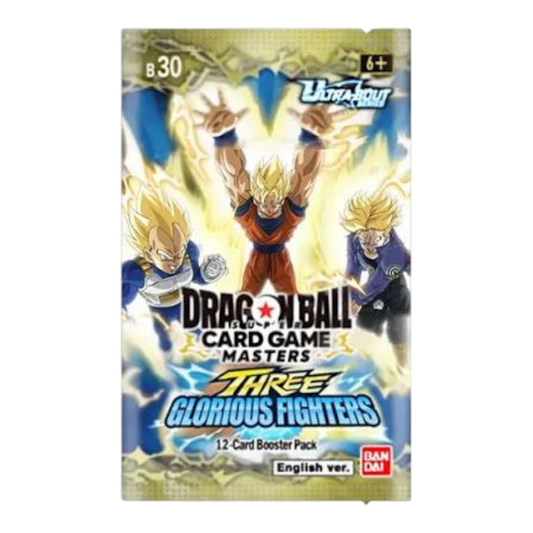 Dragon Ball Super Masters Three Glorious Fighters B30 Booster Box Booster Box Bandai