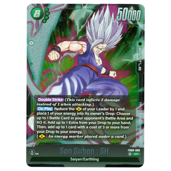 God Grade Son Gohan: SH FB09-060 Super Rare.
