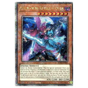 Evil☆Twins Ki - sikil & Lil - la RA04 - EN037 Quarter Century Secret Rare