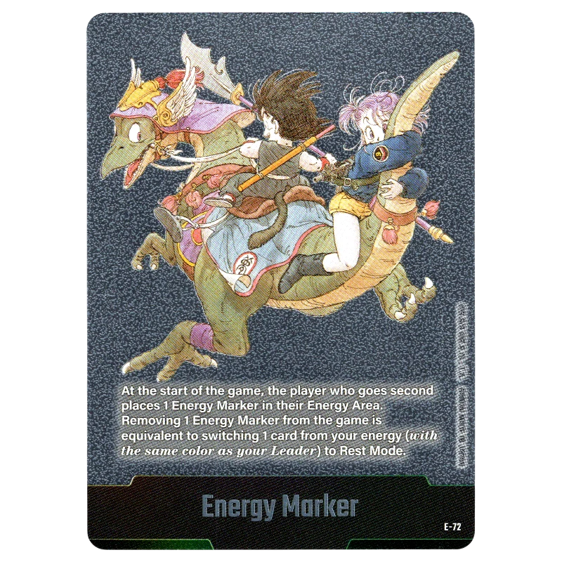 Fusion World Energy Marker E-72 Trading Card Bandai